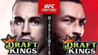 UFC Vegas 82 Draftkings Picks amp Predictions  Brendan Allen vs Paul Craig [upl. by Carley]