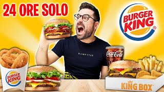 MANGIO SOLO BURGER KING PER 24 ORE finito male [upl. by Lisan]