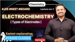 ELECTROCHEMISTRY  Types of Electrodes   Lecture 7 [upl. by Blanka532]