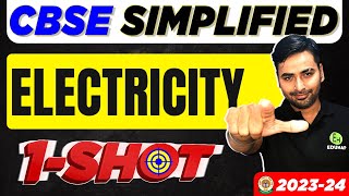 Electricity  Class 10  Science  OneShot Explanation 202324  CBSE SIMPLIFIED [upl. by Alit]