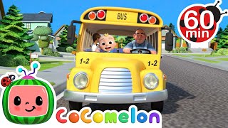 Wheels On The Bus School Version  Kids Songs  Moonbug Kids  Nursery Rhymes for Babies [upl. by Boarer796]