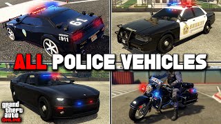 How To Get All Rare Police Vehicles In GTA 5 Online [upl. by Teague]