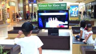 Kinect for the Xbox 360 Hands On Demo [upl. by Eerpud]