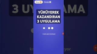 Yürüyerek Para Kazandıran 3 Mobil Uygulamainternetten para kazanma 2024 [upl. by Ardnajela]