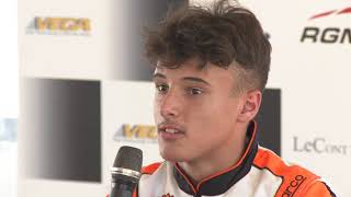 Kart Grand Prix of Italy Final Press Conference KZ2 [upl. by Olra]