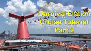 Carnival Elation  Cruise Tutorial Part 2  Ship Overview [upl. by Aillil]