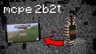 So I Tried Playing 2b2t on Minecraft Pocket Edition [upl. by Silra]