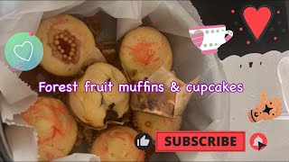 Bosvruchten Muffin ‘ Forest Fruit cupcakes 🧁 [upl. by Lanos860]