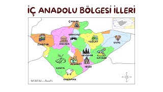 İç Anadolu Bölgesi İlleri  Öğrenciler İçin Öğretici Şiir [upl. by Laws]