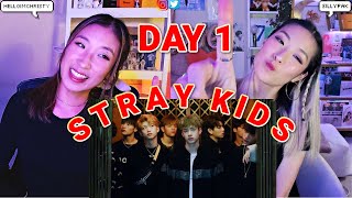 STRAY KIDS Hellevator  District 9 MV SISTERS REACTION  STAY With Me For ATINY Adventure DAY 1 🏝️ [upl. by Arimat]