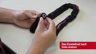 TRELOCK Kabel und Kettenschlösser – Einstellen des persönlichen Codes [upl. by Grier]