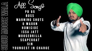 Sidhu Moose Wala Chapter Ten  All Songs of Sidhu Moose Wala  SG BEATS [upl. by Aek323]