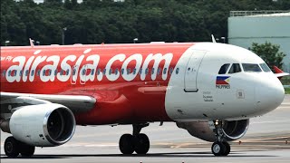 Philippines AirAsia Airbus A320200 RPC8946 Landing at Narita 34R  NRTRJAA [upl. by Rednave]