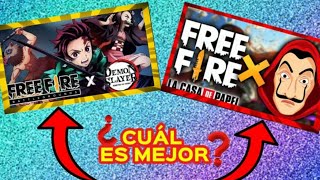 LAS 5 MEJORES COLABORACIONES DE FREE FIRE 🤩✅ [upl. by Airpal958]