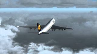 Lufthansa 747400 Take Off Langkawi Malaysia [upl. by Essam]