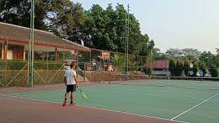 Backhand and Forehand with Artengo TR960 Control Tour and Solinco Hyper G Soft 40lbs [upl. by Fitalludba256]