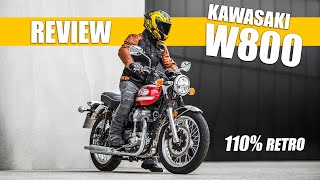 Kawasaki W800  REVIEW  110 Retro [upl. by Vins]