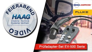 Produktvorstellung PrüfadapterSet EV500 Series von FLUKE  BEHA AMPROBE [upl. by Ayardna]