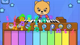 Bimi Boo  Baby Piano  Super Learning Games  Part 5 [upl. by Yaeger]