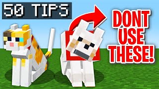 50 TIPS AND TRICK To Survive 100 Days in Hardcore Minecraft [upl. by Hughie]