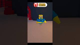 New Barrys Prison Run Minion Knight Chase and Jumpscare 🤣💀shorts Roblox Obby Christmas [upl. by Melvin]