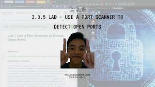 235 Lab  Use a Port Scanner to Detect Open Port [upl. by Russel899]