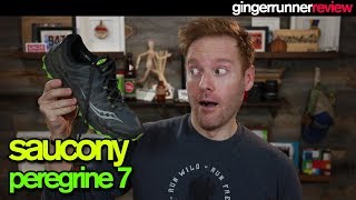 SAUCONY PEREGRINE 7 REVIEW  The Ginger Runner [upl. by Yentrac]