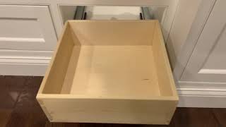 How to install Undermount Soft Close Drawer Slides [upl. by Akiaki]