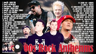 Blink182 Sum41 GoodCharlotteLimpBizkit  Best Rock Hits of the 2000s Playlist [upl. by Yhtac]