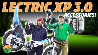 Lectric XP 30 Accessories FULL List  Mirrors locks baskets and more [upl. by Audri419]