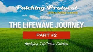 Applying Lifewave Patches [upl. by Nosila]