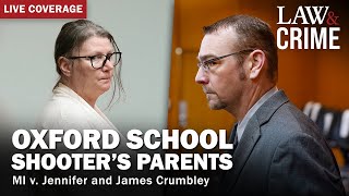 SENTENCING Oxford School Shooter’s Parents  MI v James amp Jennifer Crumbley [upl. by Blanka]