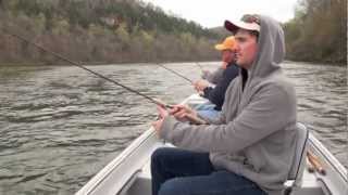 White River Trout Fishing  March 16th  18th 2012 [upl. by Shamrao]