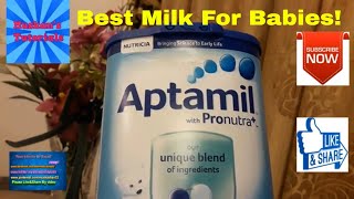 Aptamil milk ReviewAptamil Baby Formula Milk1Aptamil milk powderHow to Prepare a Bottle feed [upl. by Elatan]