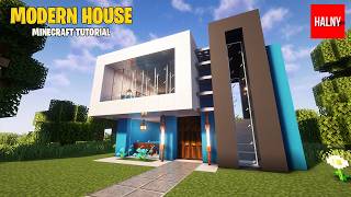 Very simple modern house in Minecraft [upl. by Omixam]