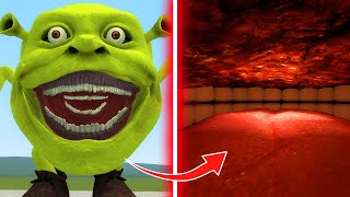 WHATS INSIDE of SHREK TAPES in Garrys Mod [upl. by Asilahs]