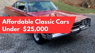 Six Affordable Classic Cars For Sale [upl. by Atteniuq316]