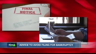 Advice to avoid filing for bankruptcy [upl. by Eelir946]