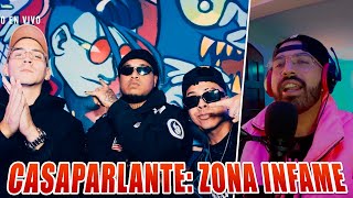 CASAPARLANTE ZONA INFAME  Como tú  Lady  Amores de barrio  A escondidas  REACCIÓN [upl. by Eedyah]