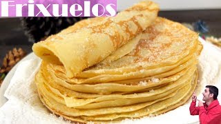 FRIXUELOS CREPES o FILLOAS Si te gustan los creps no te lo pierdas Receta Asturiana  454 [upl. by Ihcehcu]