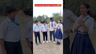 That One Rich Student in School 😂 🤑 shorts comedyvideos richstudent teratrigun [upl. by Tini]