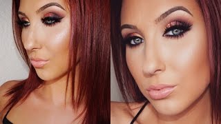 Ombre Sunset Smokey Eye Makeup Tutorial  Jaclyn Hill [upl. by Adnahsar]