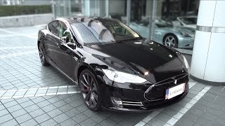 テスラ モデルS P85 中古車試乗インプレッション TESLA MODEL S P85 [upl. by Hayott412]