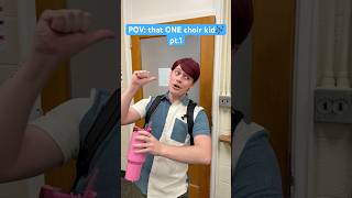 I promise us choir kids aren’t all like this 😂🎶 choir chorus highschool skit annoying pov [upl. by Laniger103]