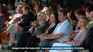 Mangalia Youth Film Festival 2024  Ceremonia de deschidere a festivalului  05092024 [upl. by Ocihc]