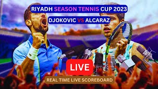 Novak Djokovic Vs Carlos Alcaraz LIVE Score UPDATE Today Riyadh Season Tennis Cup Match Dec 27 2023 [upl. by Baldwin]