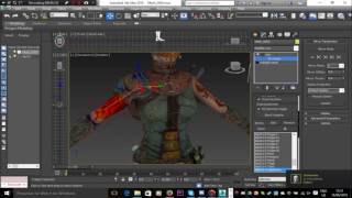 3ds Max Animation Tutorial part 2 Attaching the Skeleton Rigging ENGLISH [upl. by Aliber]