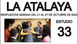 RESPUESTAS DE LA ATALAYA de esta semana [upl. by Ophelie]