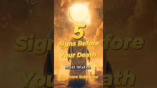 5 signs before your death☪️ ytshortsvideo islamicvideo islamicstatus [upl. by Ahsiret]