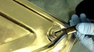 How to change the water flow on a drinking fountain swan neck tap [upl. by Yerg]